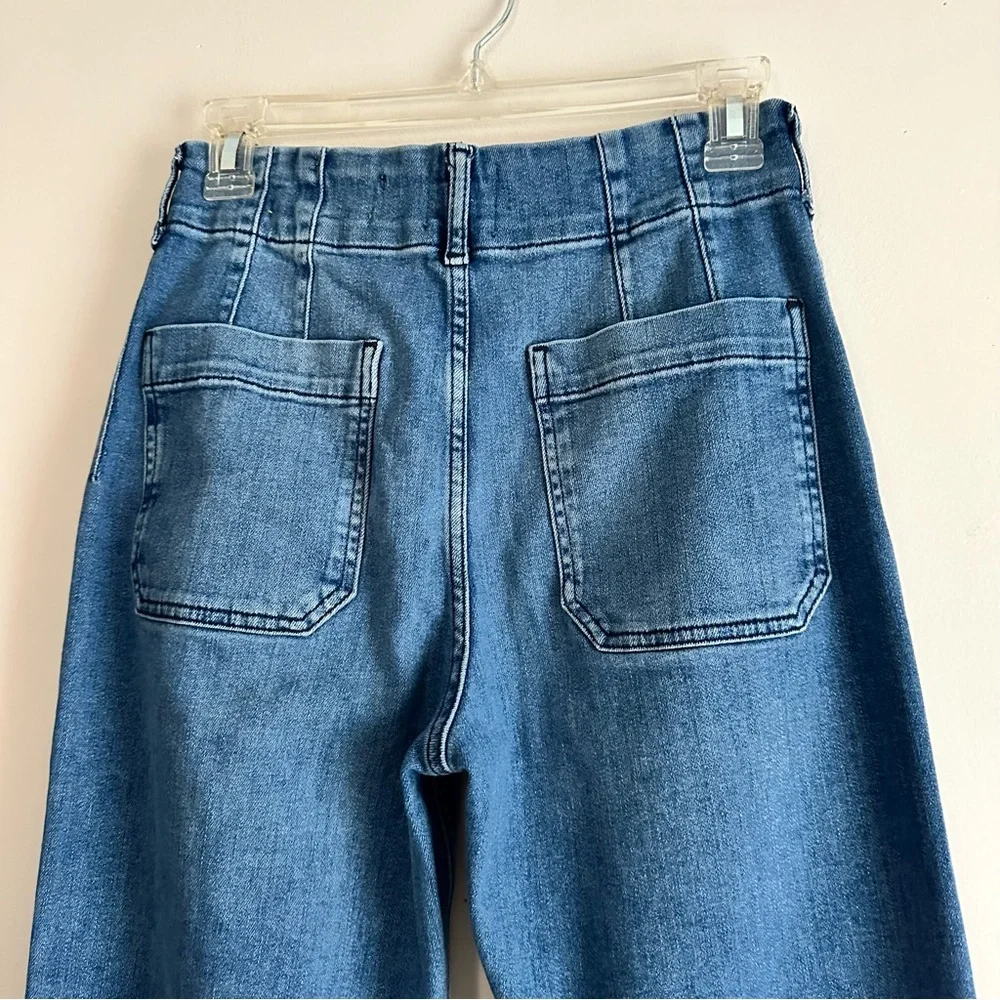 Maeve • The Colette Crop High-Rise Wide-Leg Jeans - Picture 5 of 8